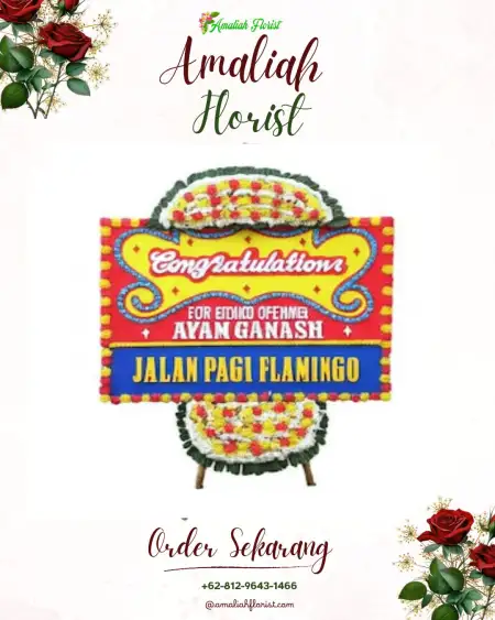 Sewa Papan Bunga Mersi